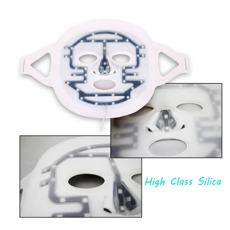 Светодиодный маска для лица светодиодный фотон удаление морщин акне омоложение