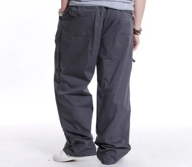 6XL L-5XL бренд большие размеры высокое качество мужские брюки карго повседневные