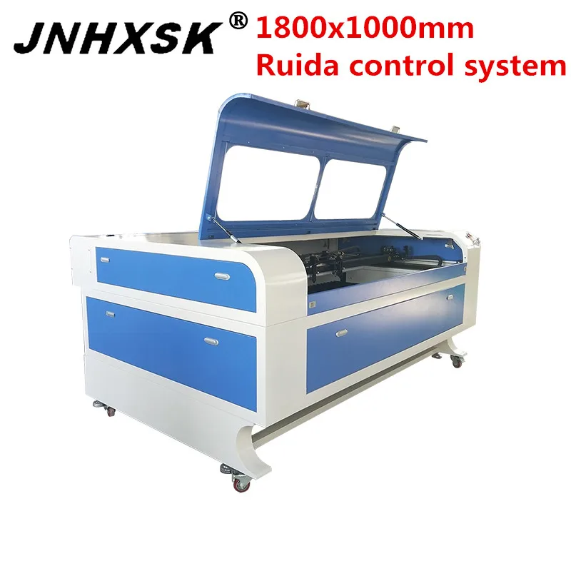 JNHXSK 1810 двойная головка компьютерная числовая 80 Вт CNC СО2 лазерная гравировка для