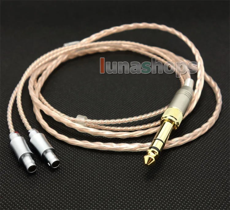6,5 мм 3,5 мм Чистый 99.777% 8n OCC кабель для Sennheiser HD800 D1000 HD802 HD802s наушники LN004078