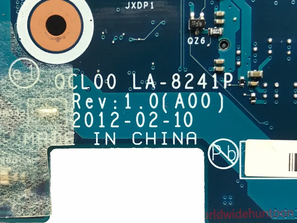 Стильная материнская плата для ноутбука Dell Vostro 3560 чипсет HM77 P/N CN 0RDH49 QCL00 LA 8241P 216