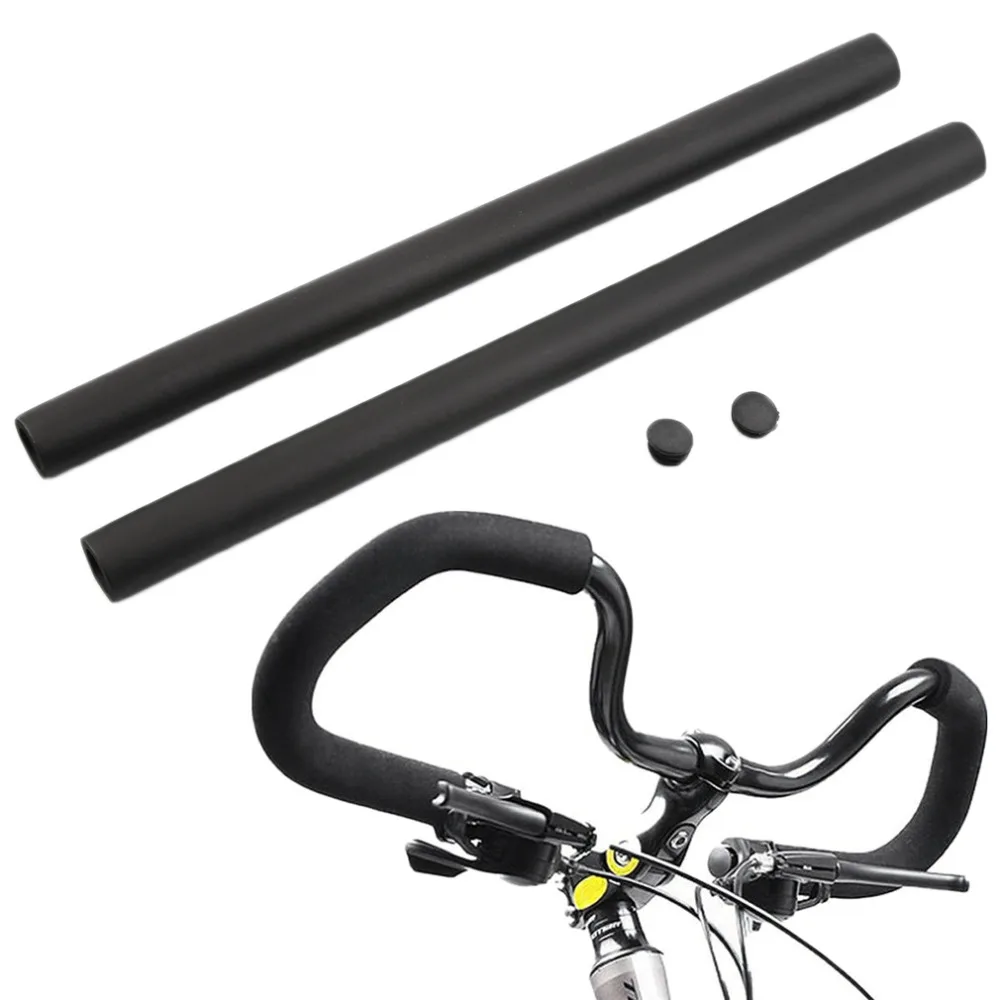 

2pcs Bicycle Cycle Road Bike Smooth Soft Tube Sponge Foam Handlebar Grips Cover for Mini-bikes Bicycles And Mower Handle Bars
