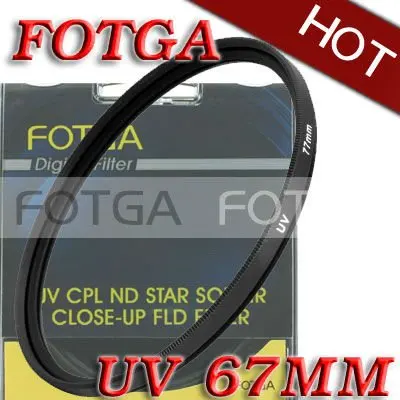 Fotga 67 мм дымчатый УФ-фильтр для объектива камеры Canon Nikon Sony Olympus | Электроника