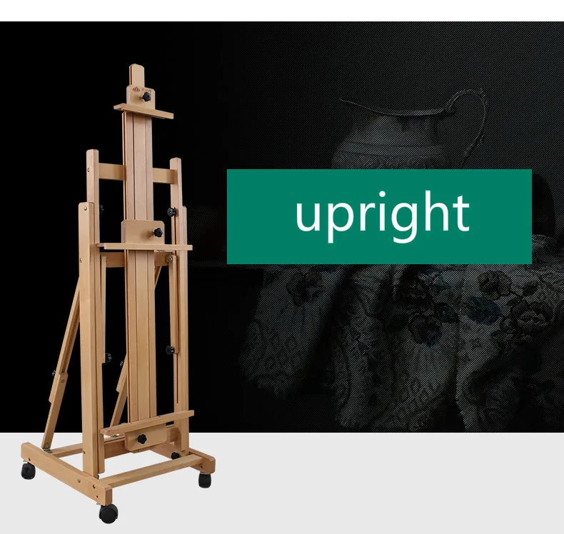 Multipurpose Easel Caballete De Pintura Oil Paint Easel Stand Folding Wooden Easel Stand for Painting Art Supplies for Artist