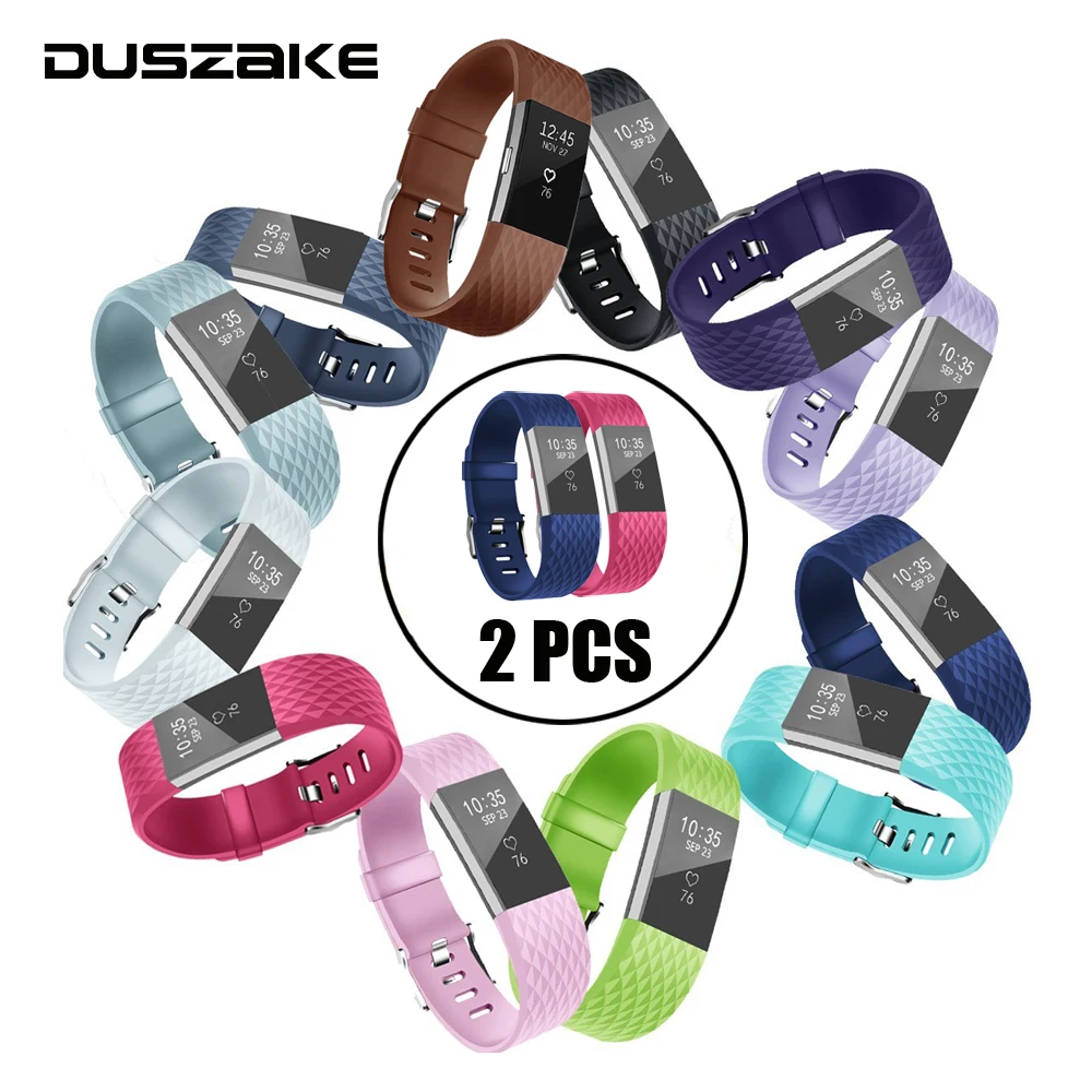 Мягкие силиконовые ремешки для Fitbit Charge 2 ремешок умных часов браслет сменный