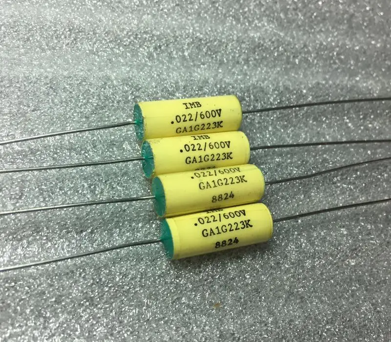 Оригинальный новый 100% США импорт зеленая головка 600V0.022UF 223K Аудио соединенный