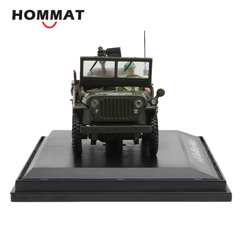 Hommate 1/43 1/4 тонн военный автомобиль Willys Jeep MB модель автомобиля сплав моделирование литые игрушечные машинки 1:43 модель автомобиля подарок автомобили