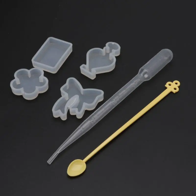 

One Pack 90ml Epoxy Resin AB Glue 2:1 Hard Glue Glitter Molds Kit Resin Jewelry