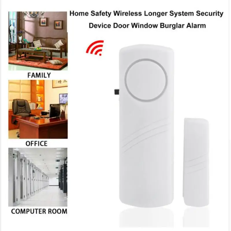 Беспроводная охранная сигнализация с дверным окном и магнитным датчиком система