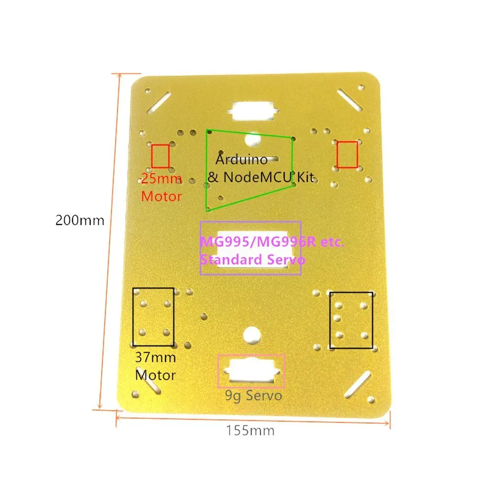Интеллектуальная WIFI RC система крепления на резервуар из алюминиевого сплава