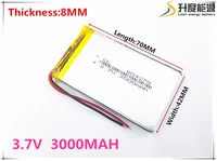 li po 1pcslot 804270 3 7v 3000mah lithium polymer battery with protection board for pda tablet pcs digital products