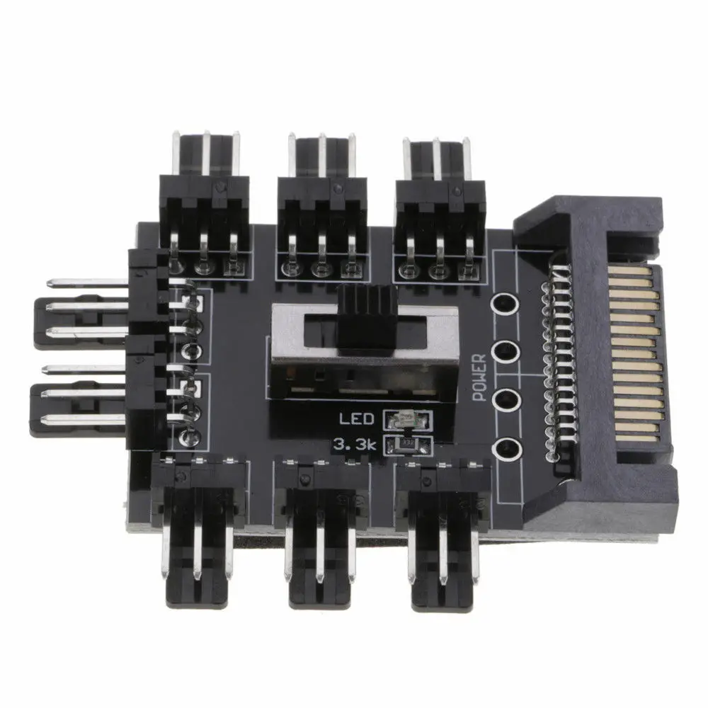 От 1 до 8 канальный концентратор 12V Поддержка SATA Питание сплиттер адаптер шт