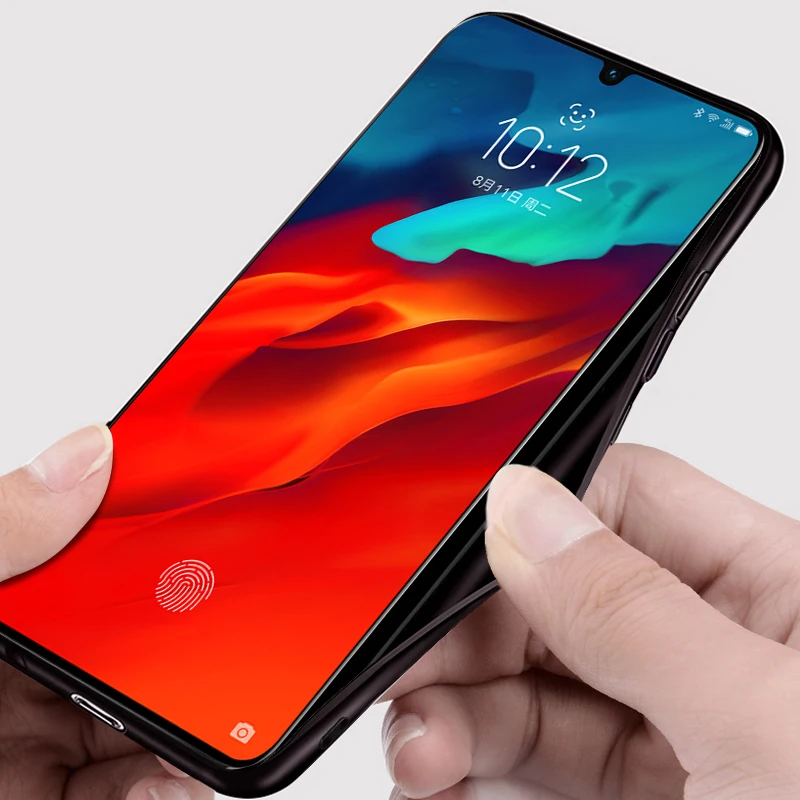 Чехол для Lenovo Z6 Pro глобальная защитная задняя крышка тканевые силиконовые чехлы