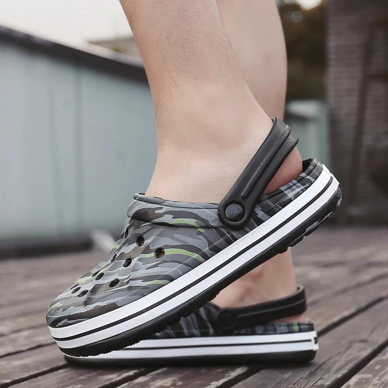 TULUO/Прямая поставка мужская пляжная водонепроницаемая обувь уличные сандалии