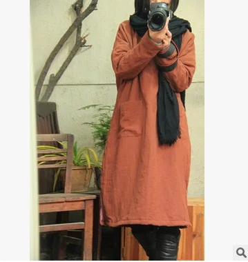 

The counter brand quality, original design in the winter 2016, easing the big yards of cotton linen women cotton-padded clothes