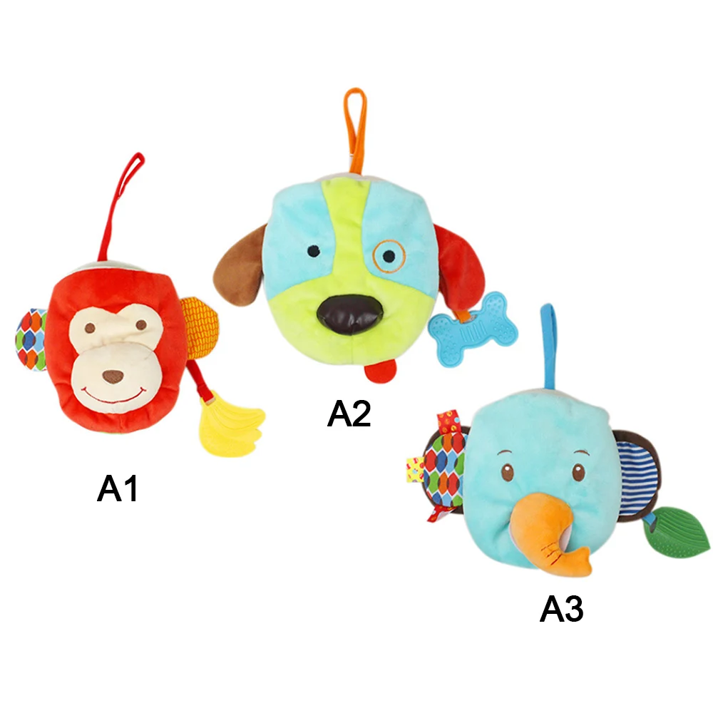 Baby Cloth Books Ratteles With Distorting Mirror Cute Animal Style Toy Infant Early Development Education Toys | Игрушки и хобби