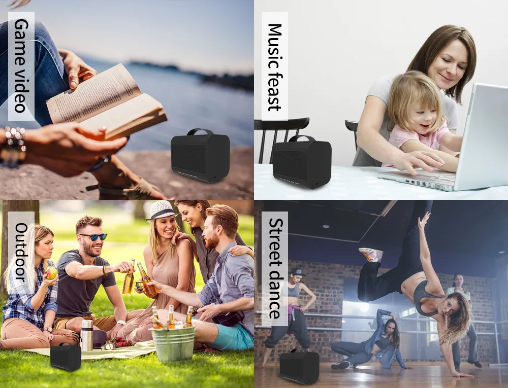 Bluedio T-Share2.0 Портативный Мини Bluetooth динамик беспроводной 6 Вт громкоговоритель звуковая система с микрофоном Поддержка голосового управления
