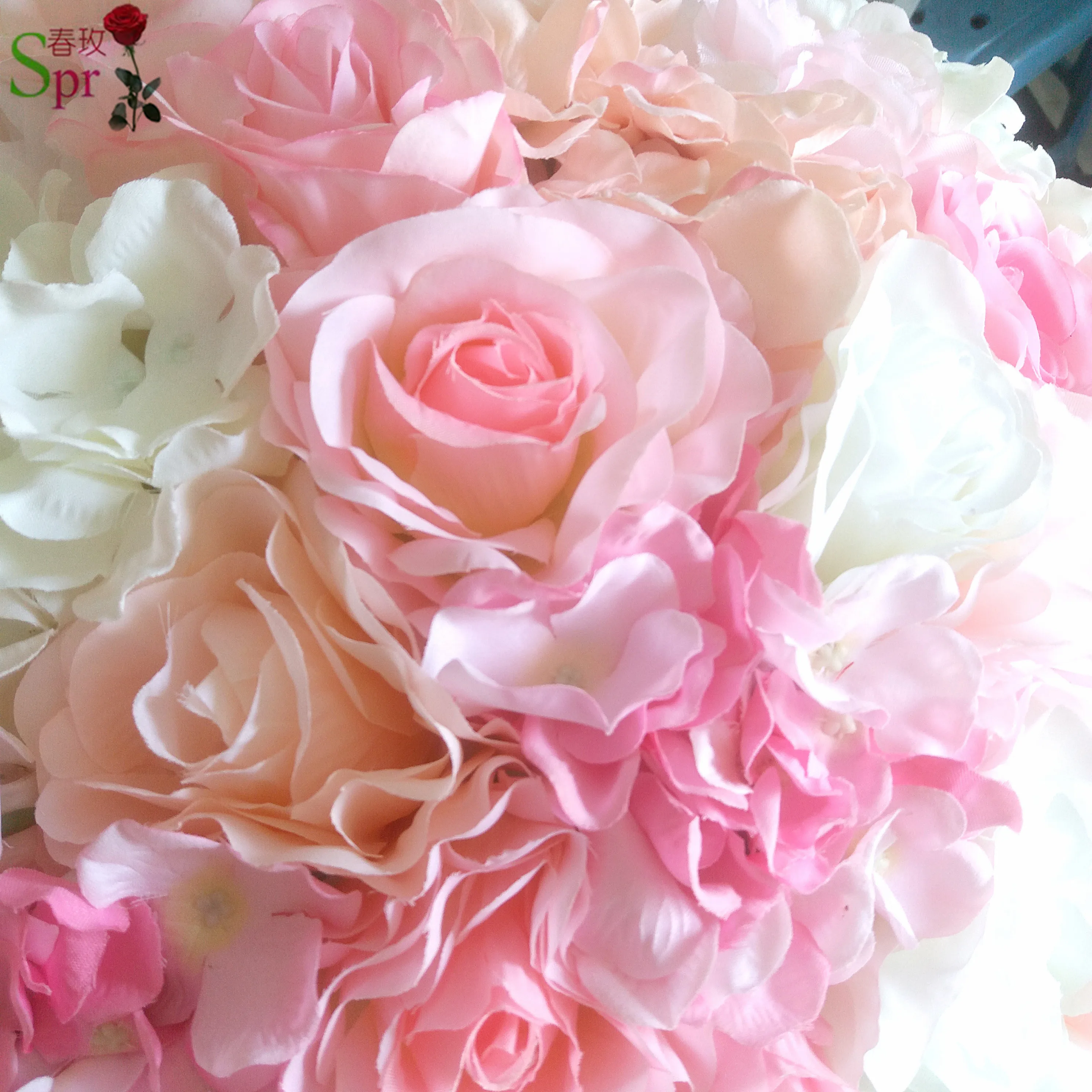 

SPR 2pcs/lot 50cm Free shipping!wedding centerpiece wedding table decoration flowers Road lead flower balls