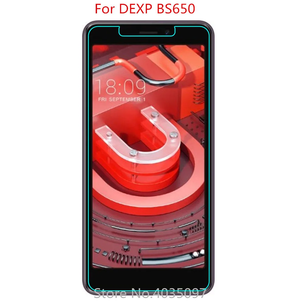 Закаленное стекло премиум класса для DEXP BS650 2 шт. 2.5D 9H защитная пленка из