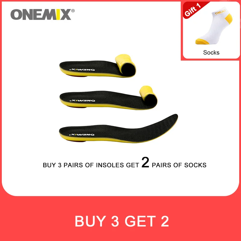 ONEMIX, унисекс, дезодорирующие, дебактериальные, мягкие стельки, ортопедические стельки, амортизирующие, с эффектом памяти, массажные, для ног, забота о здоровье, вставка для обуви - Цвет: package 2