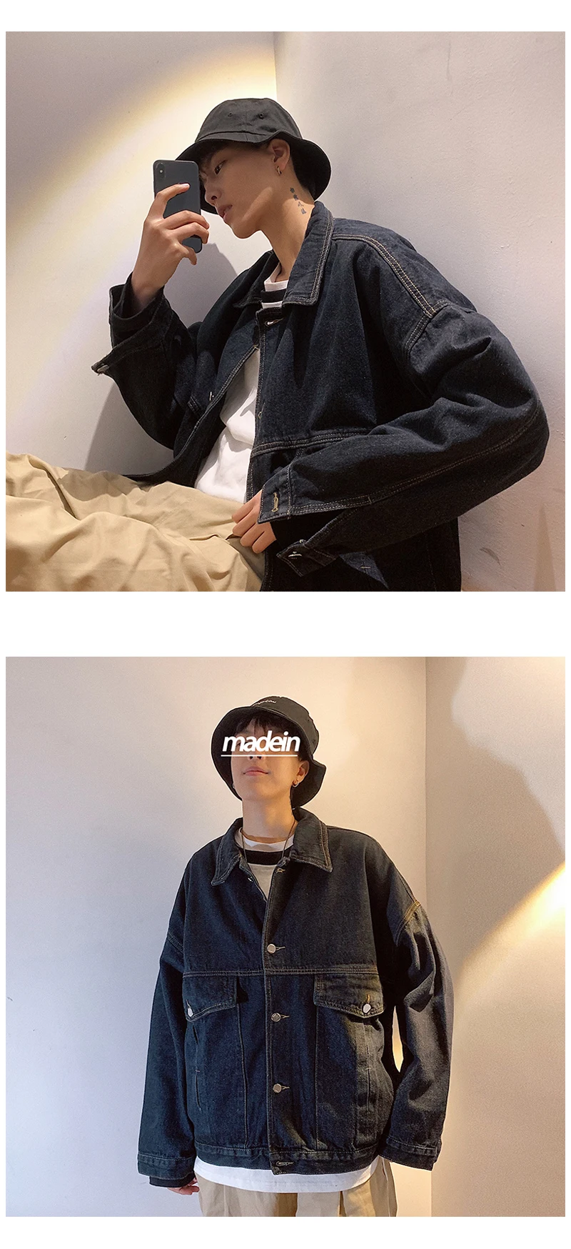 LAPPSTER уличная ВИНТАЖНАЯ ДЖИНСОВАЯ КУРТКА МУЖСКАЯ Мужская s Harajuku Хип Хоп ветровка мужские карманы Дизайнерские джинсовые куртки