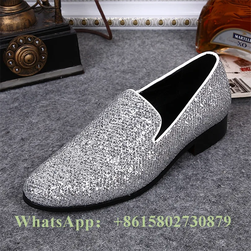 2017Slip-on Твердые Круглого Toe Sapato Chaussure Homme Masculino Zapatillas Суперзвезда Блестки Обувь