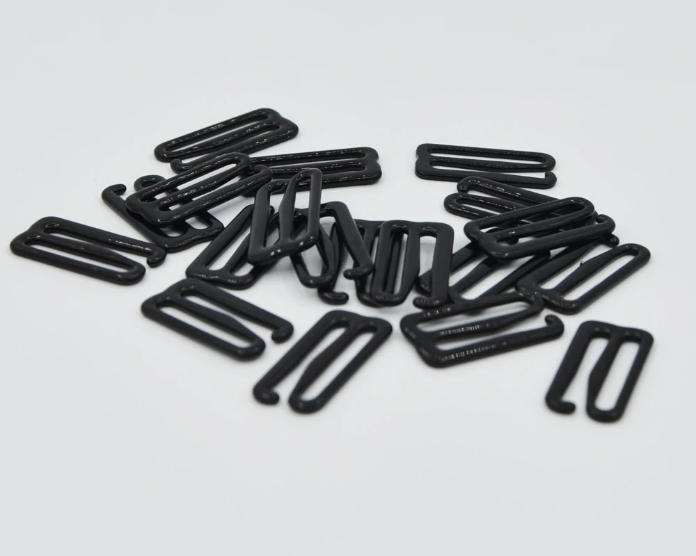 Оптовая продажа 180 шт. размер 25 мм черный цвет Φ регулирующее кольцо пряжки DIY | Дом