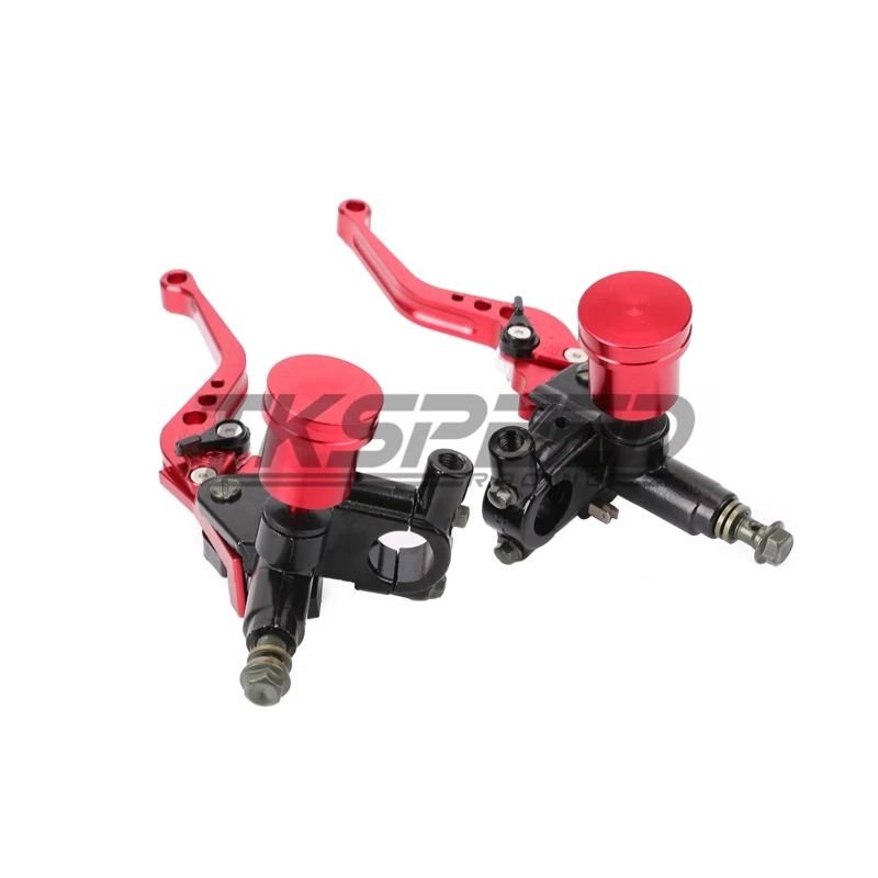 CNC lever Handle Hydraulic clutch Brake Pump Master Cylinder Motorcycle Racing Universal For HONDA Yamaha Kawasaki - Цвет: red