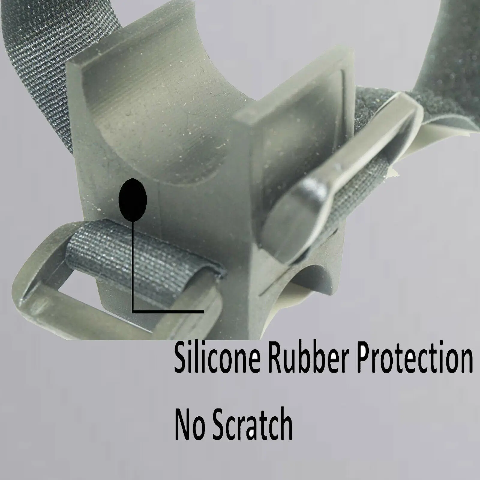 Универсальное гибкое крепление 4X с блокировочными блоками велосипедный шлем