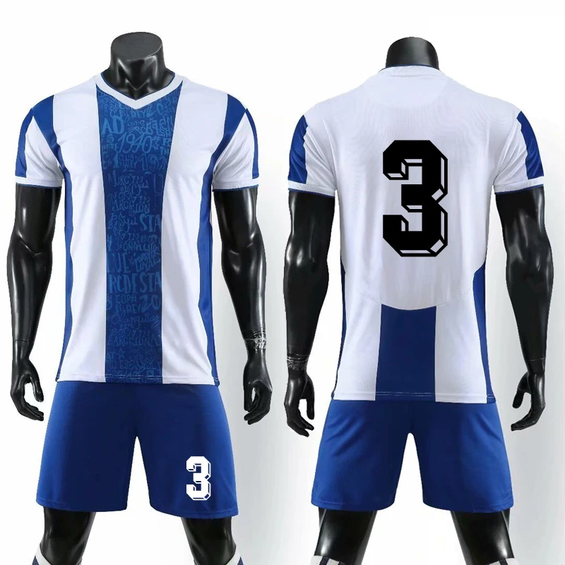 Футбольные наборы униформы футбольные без имени (без значка) для мужчин и