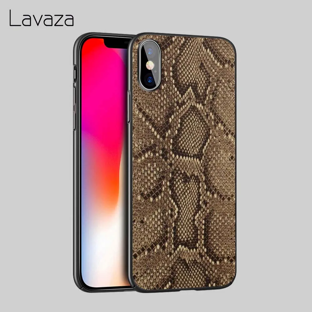 Lavaza Snake skin Soft Silicone Case Cover for Apple iPhone 5 5s 6 6S 7 8 Plus 5S SE X XS MAX XR Cases |