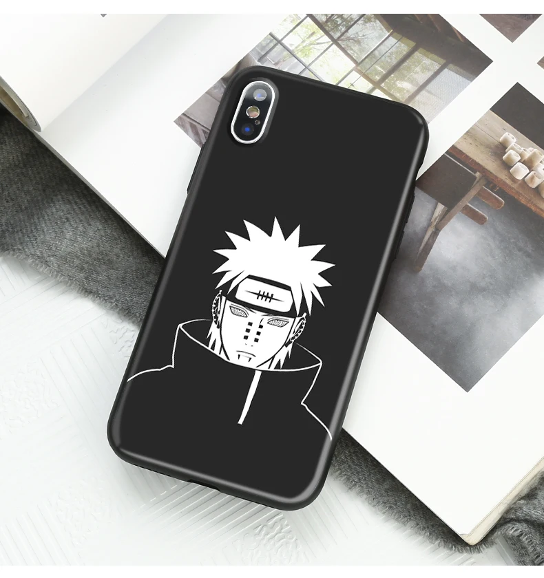 Модный объемный Аниме Наруто Чехол для iPhone 6 6s Plus Чехол Мягкий ТПУ силиконовый мультфильм телефон чехол для iPhone 7 8 Plus XS XR Coque