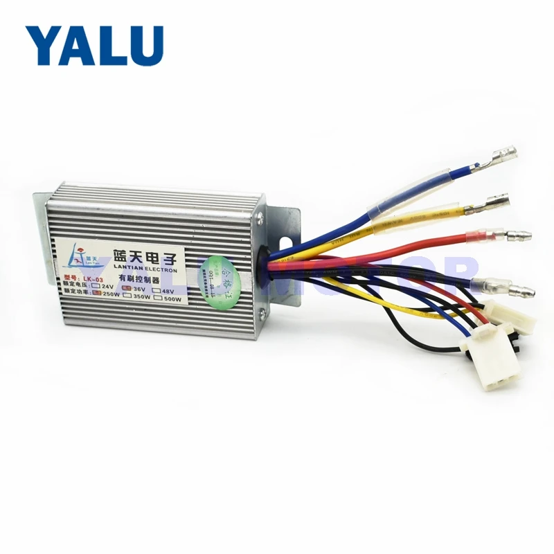 

24V 250W Electrombile Electric Scooter Motor Brush Controller with Speed Limit functionfor Mobility Electric Bicycle Accessories