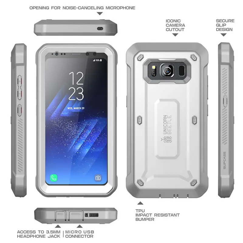 Для Samsung Galaxy S8Active чехол SUPCASE Единорог Жук UB Pro полноразмерная прочная кобура