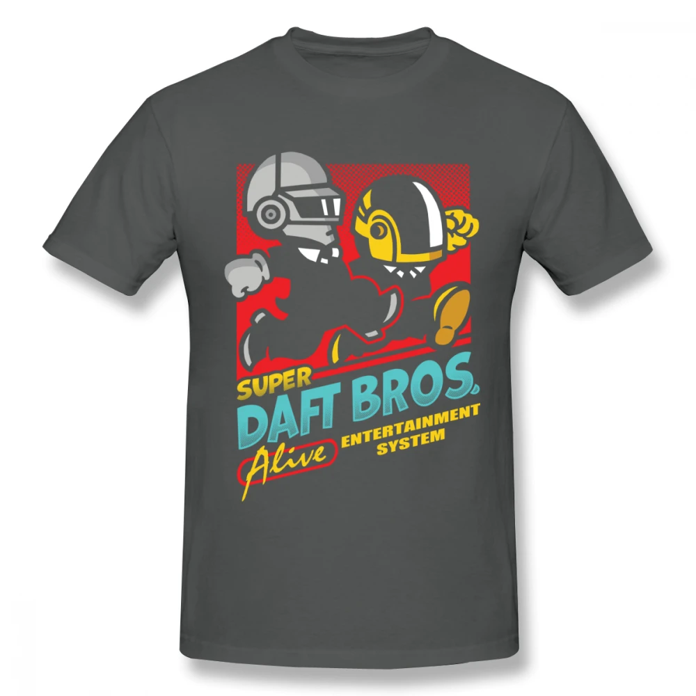 Daft Bros Панк футболка для мужчин плюс размер 4XL пара Camiseta | Мужская одежда