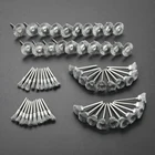 Полировка щеток из стальной проволоки, с хвостовиком 3 мм, 60 шт.