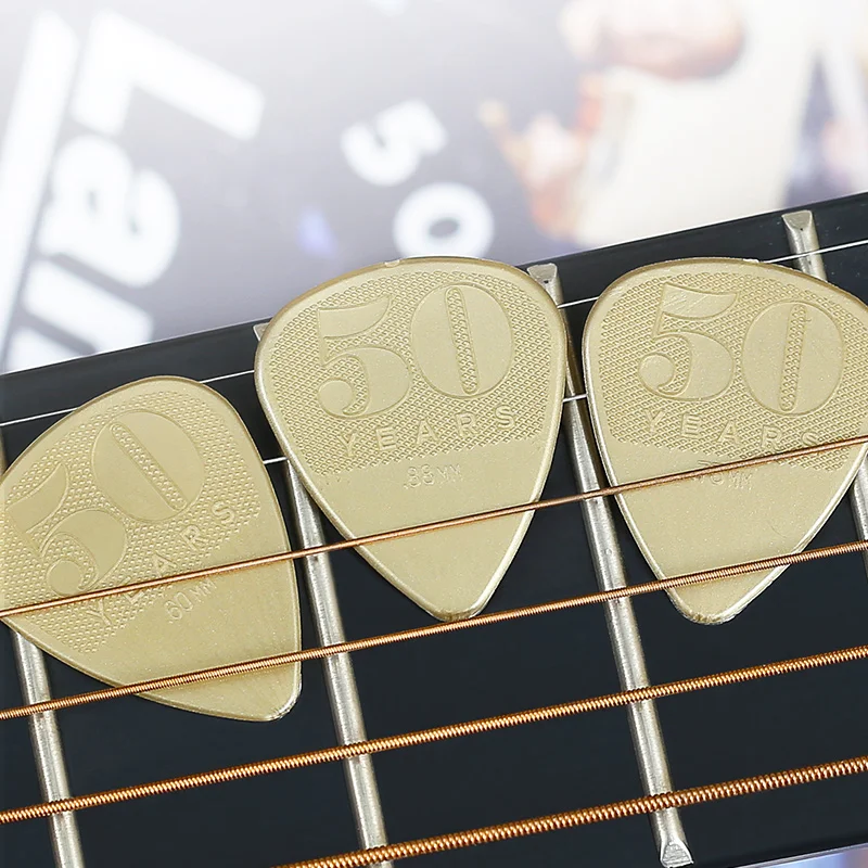 Медиаторы для гитары Dunlop 50 юбилей бас-медиатор аксессуары акустической