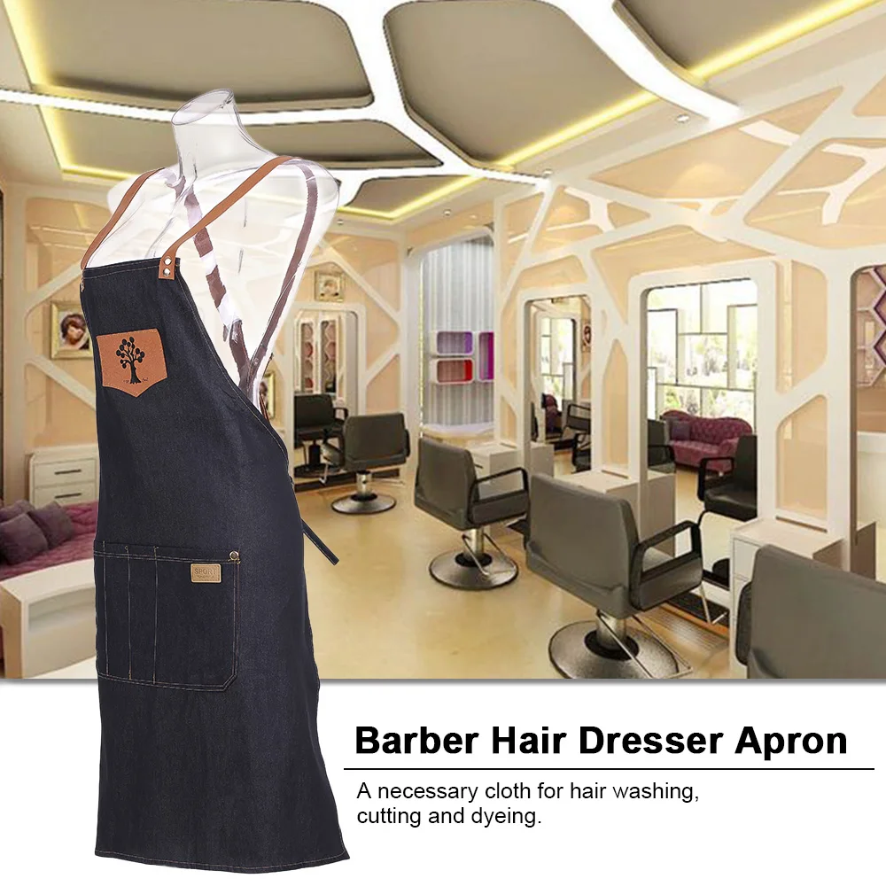 Salons Hairdressing Cape for Hair Cutting Apron Jean Barber Dyeing Hairdresser Cloth Styling Accessory | Красота и здоровье