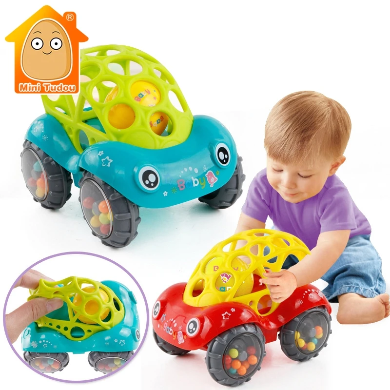 Baby Plastic Non-toxic Colorful Animals Hand Jingle Shaking Bell Car Rattles Toys Music Handbell For Kids Development | Игрушки и хобби