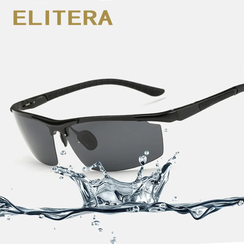 Мужские поляризованные солнцезащитные очки ELITERA из алюминиево-магниевого сплава