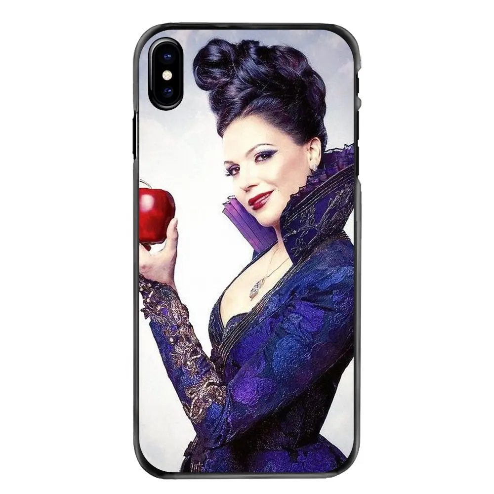 Чехол для телефона с жесткой поверхностью с принтом сериала "Однажды в сказке" для iPhone 4 4S 5 5S 5C SE 6 6S 7 8 Plus X XR XS Max и iPod Touch.