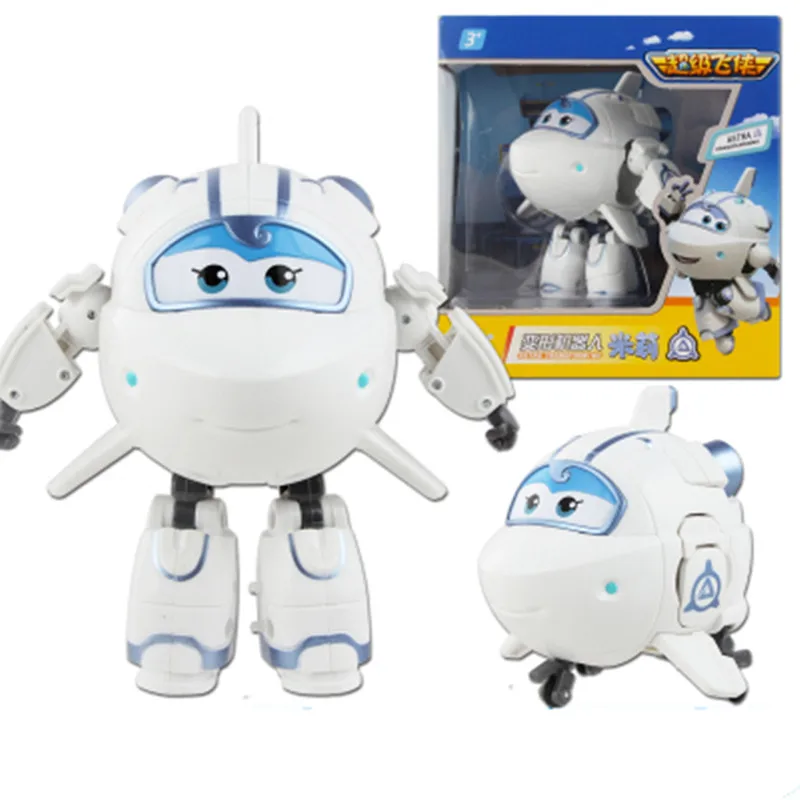 

Big!!!15cm ABS Super Wings Deformation Airplane Robot Action Figures Super Wing Transformation toys for children gift Brinquedos