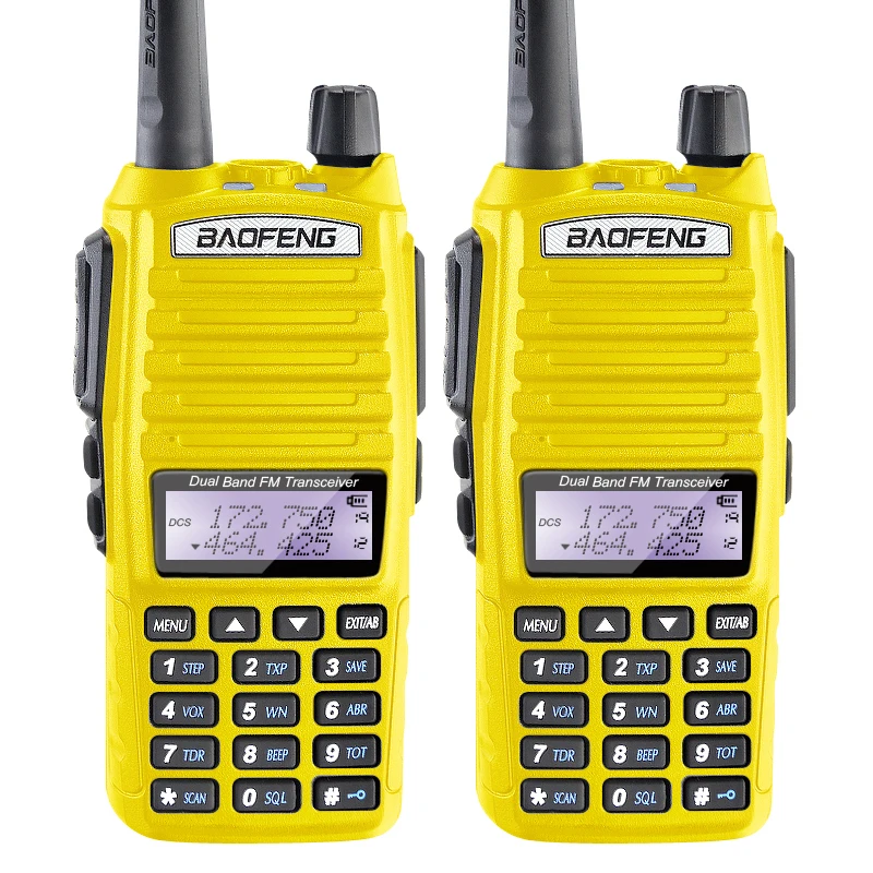 

2 шт. Baofeng UV-82 VHF UHF 136-174/400-520MHZ Ham двухсторонняя рация