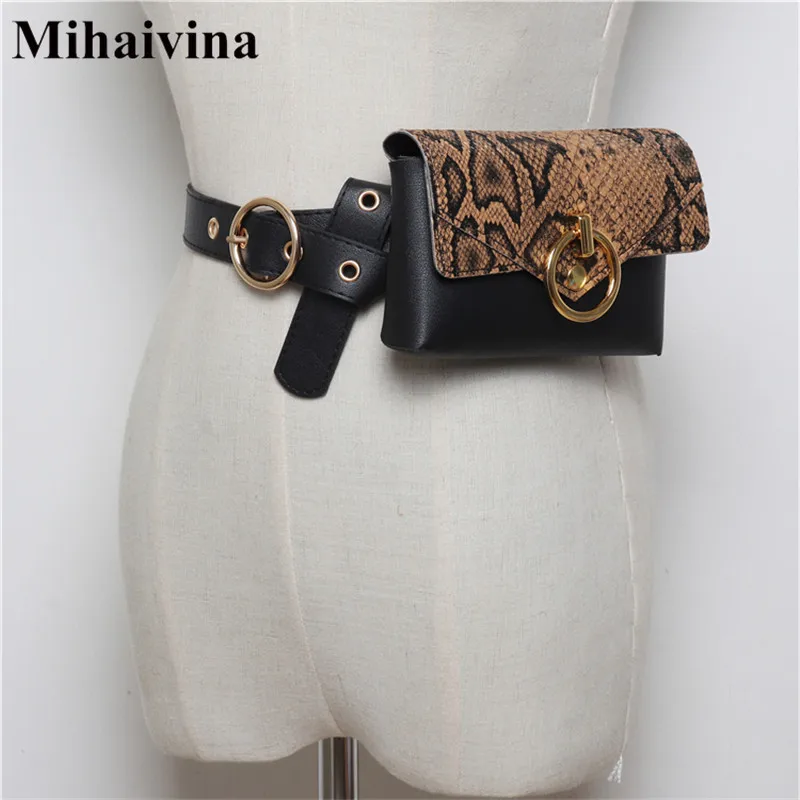 Поясная Сумка Mihaivina Fanny Pack Кожаная поясная сумка для женщин роскошные поясные