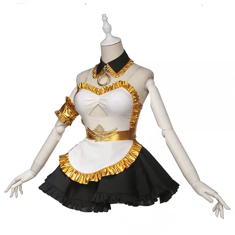 [В продаже] 2018 аниме Fate/EXTRA CCC Ishtar блестящая горничная наряд униформа косплей