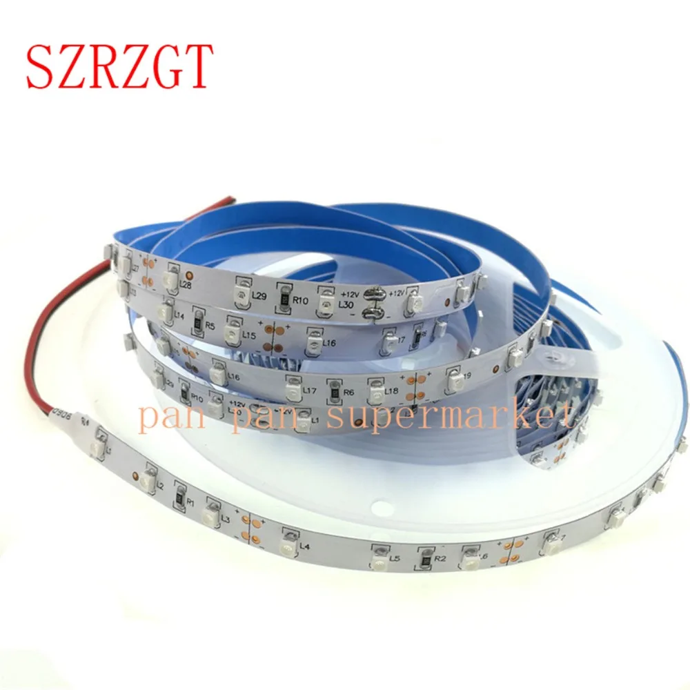 0 5/1/2/3/4/5 м 3528 SMD 60 Светодиодный УФ лампа LED фиолетовый ультрафиолетовый светильник