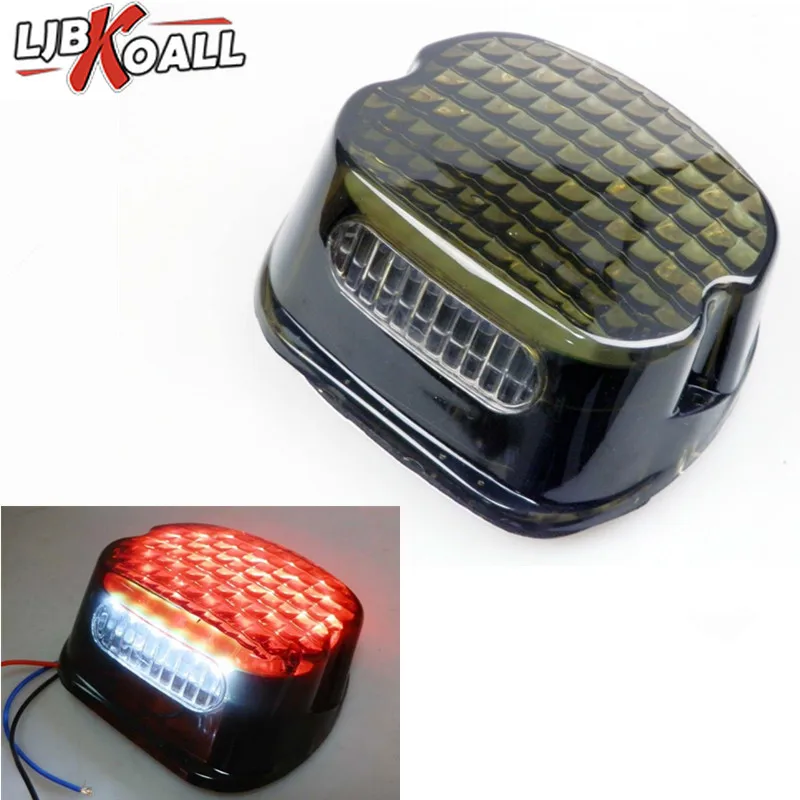 Для Harley Dyna Road King Electra Glide XL 833 1200 Fat Boy FLSTF ночной поезд FXSTB LED дымовой задний стоп