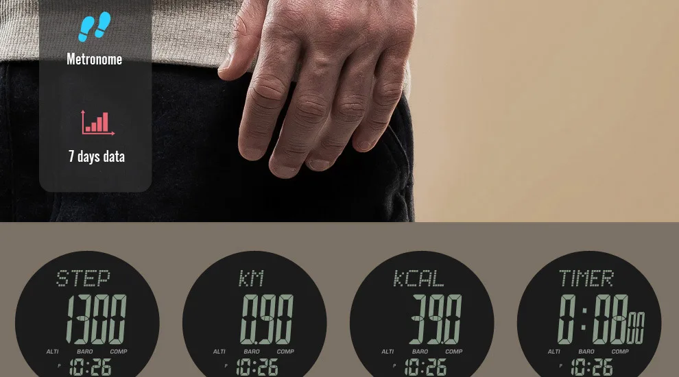 SKMEI мужские уличные спортивные часы компас обратного отсчета давление часы высота цифровые наручные часы водонепроницаемые Relogio Masculino 1358