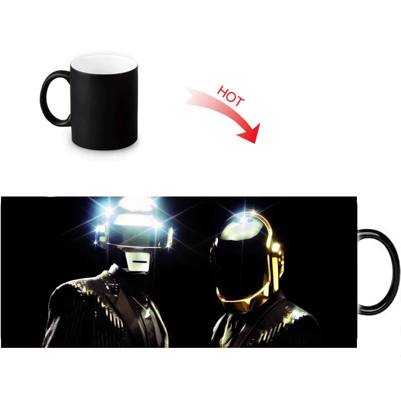 Волшебная кружка Daft в стиле панк сделай сам меняющая цвет от тепла для воды