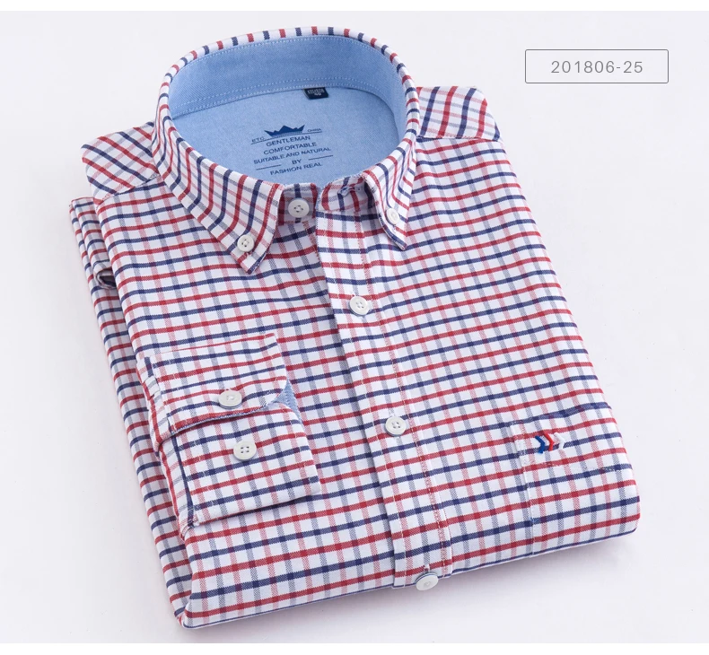 Новое поступление, мужская рубашка с длинным рукавом, хлопок, camisa social, мужские Рубашки, Топы, Оксфорд, мужская рубашка, мужская рубашка в клетку и полоску, 4XL